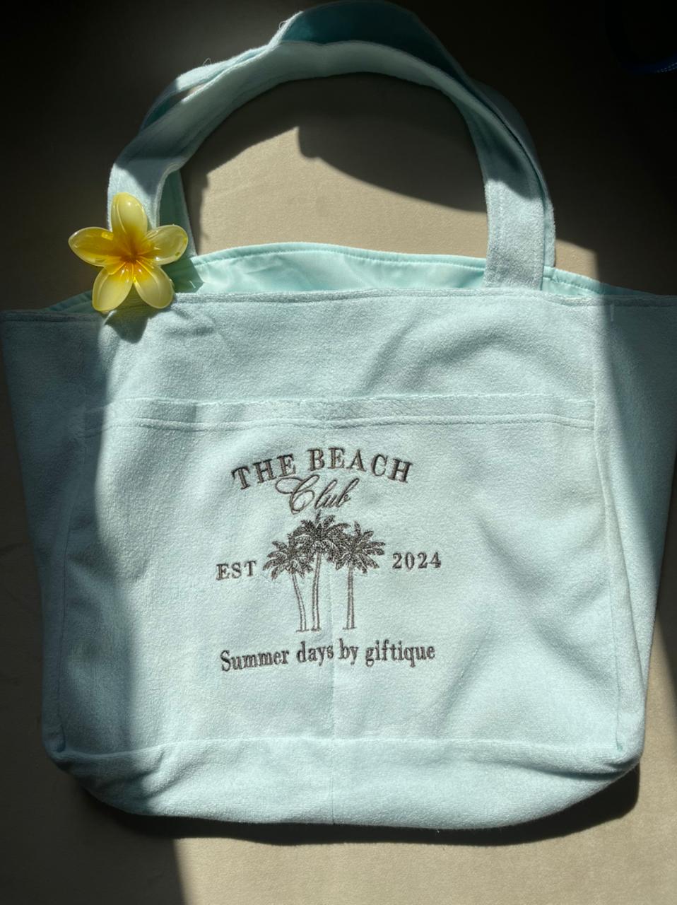 Beach tote bag