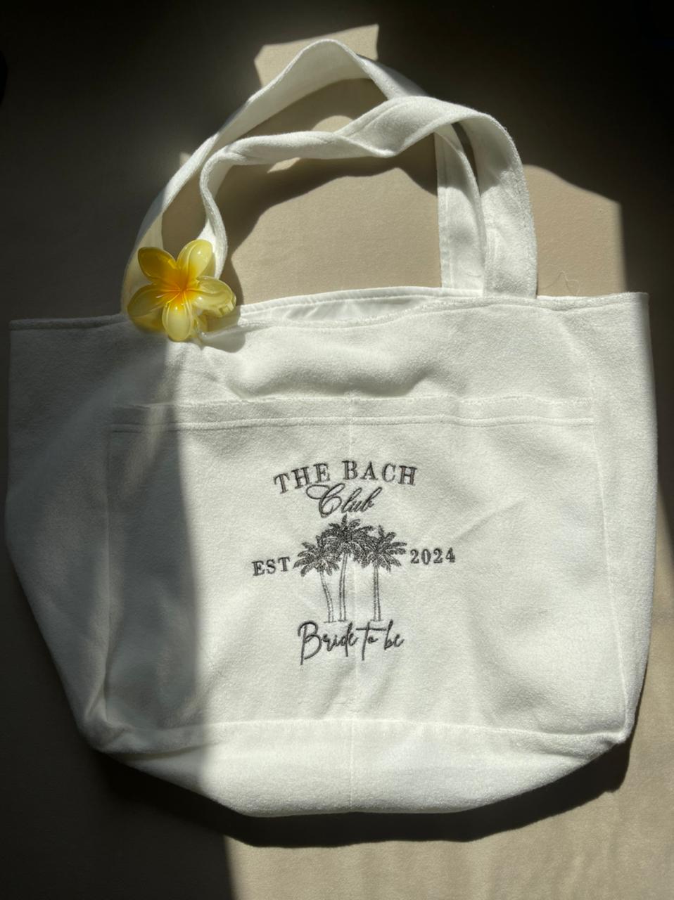 Beach tote bag